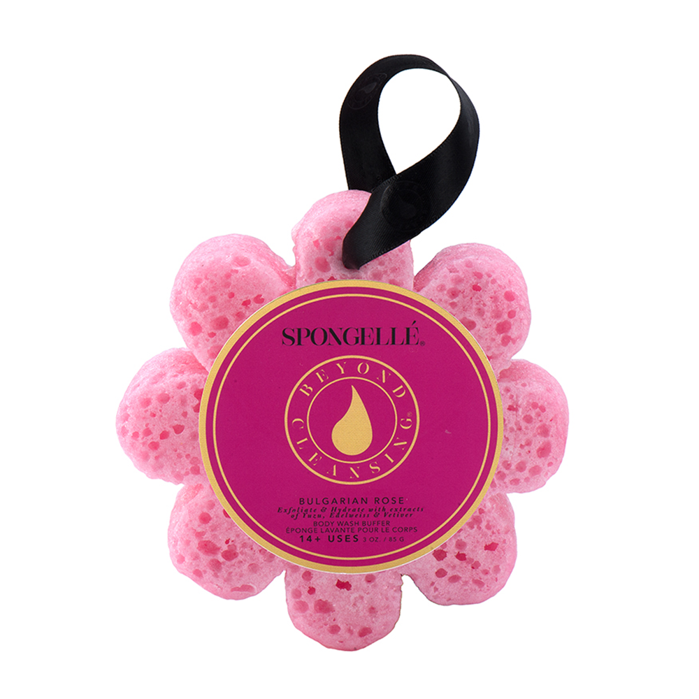 Bulgarian Rose Built-In Body Wash + Buffer & Body Wash Refill Set