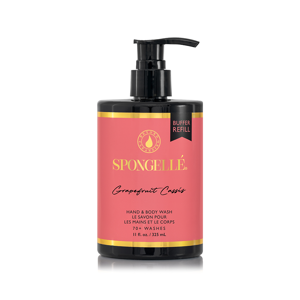 Grapefruit Cassis Built-In Body Wash + Buffer & Body Wash Refill Set