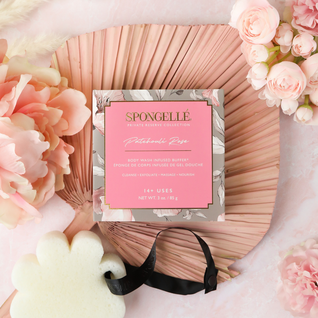 Built-In Body Wash + Buffer | Patchouli Rose