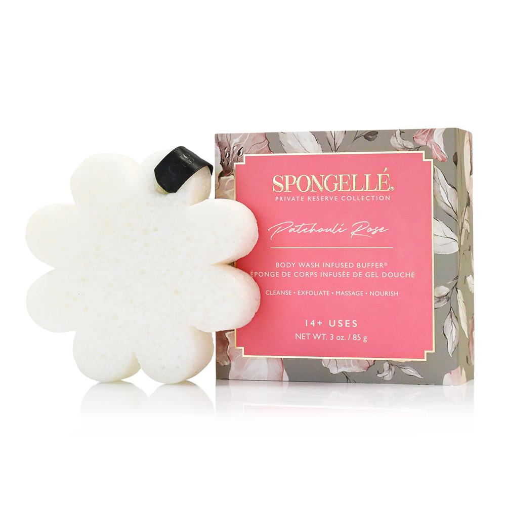 Built-In Body Wash + Buffer | Patchouli Rose