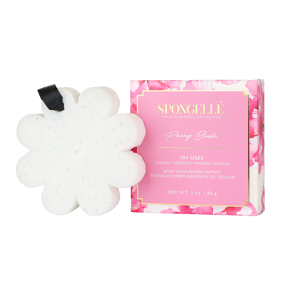 Built-In Body Wash + Buffer | Peony Blush