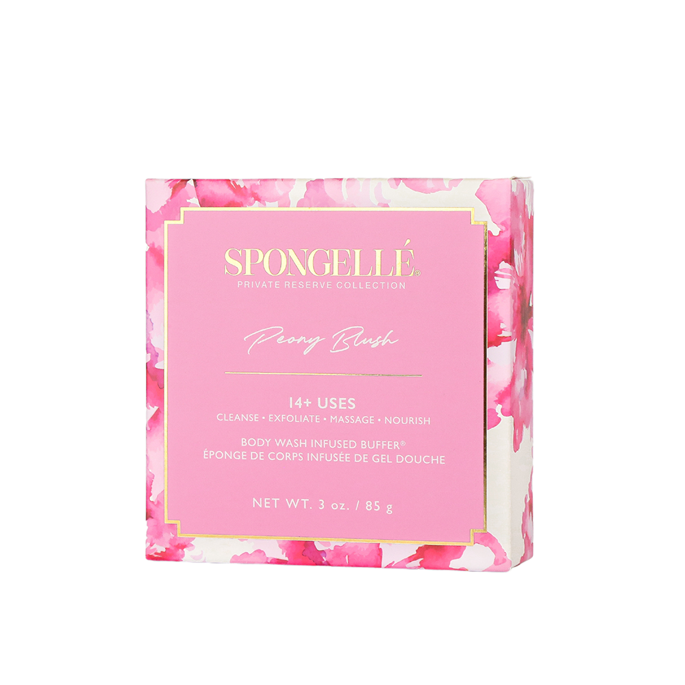 Built-In Body Wash + Buffer | Peony Blush